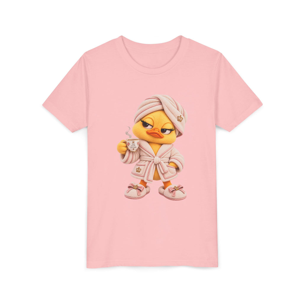 Youth Tee — Plushitude Chick in Spa Robe Graphic