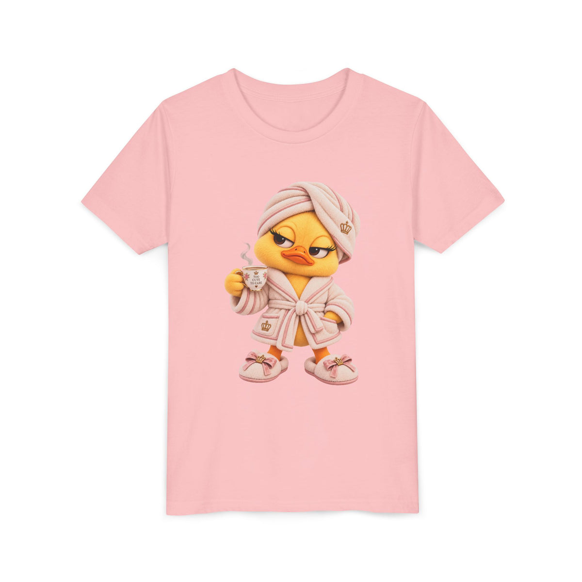 Youth Tee — Plushitude Chick in Spa Robe Graphic