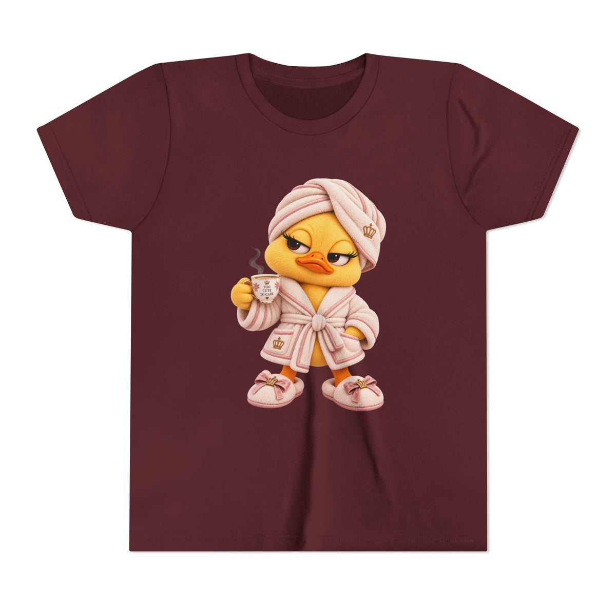 Youth Tee — Plushitude Chick in Spa Robe Graphic