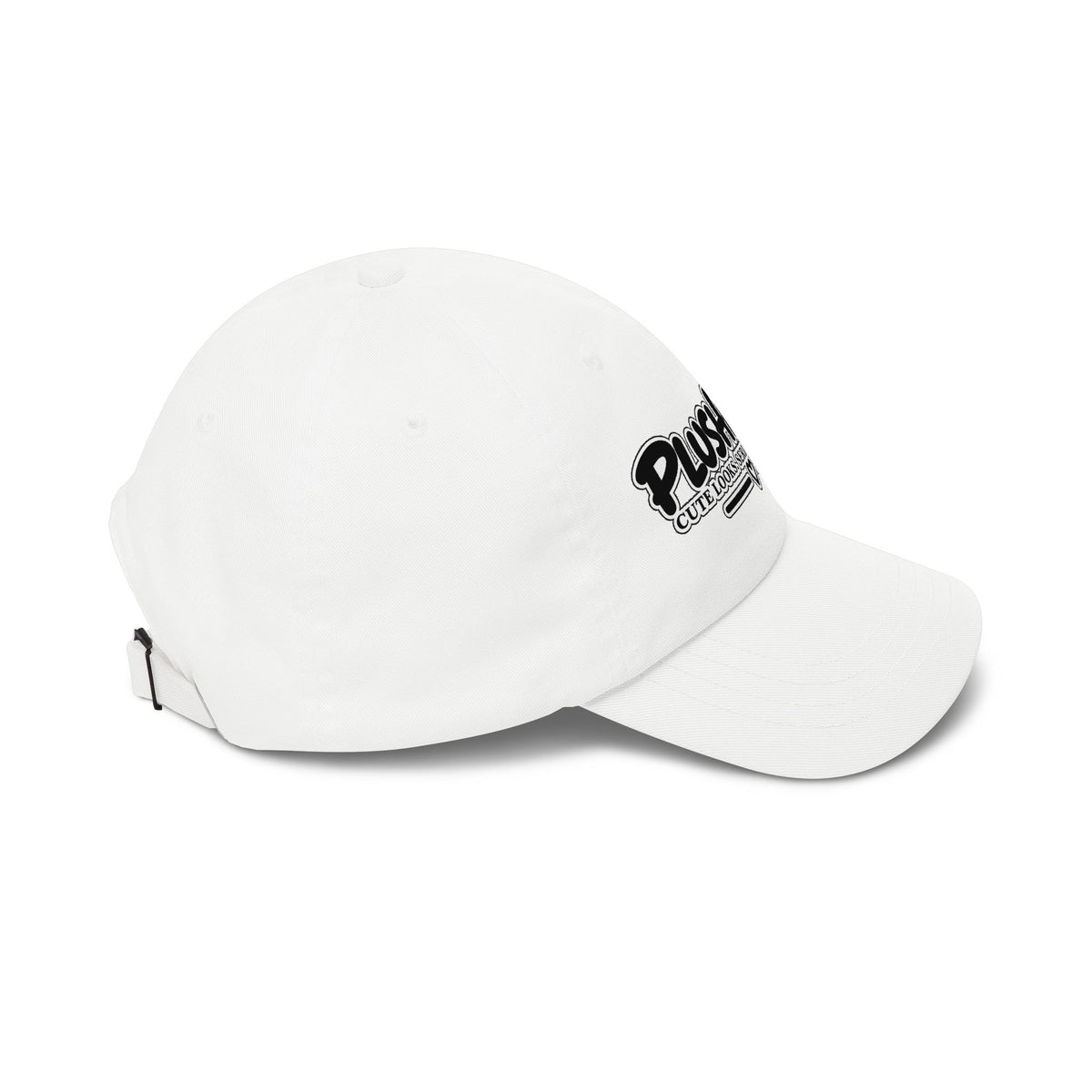 Plushitude Dad Cap — "Cute Looks, Serious Attitude" Embroidered Baseball Hat