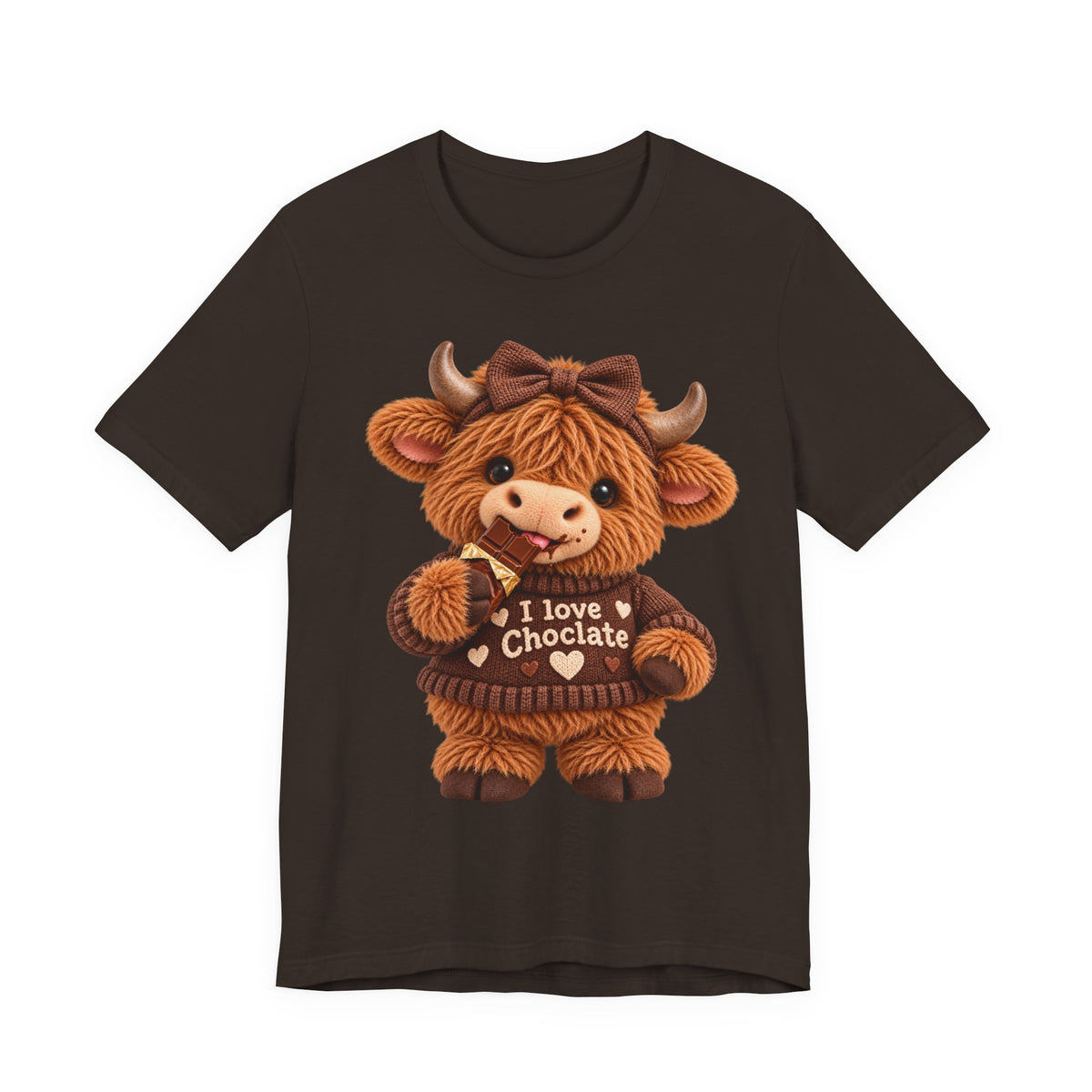 I Love Chocolate Cow Tee