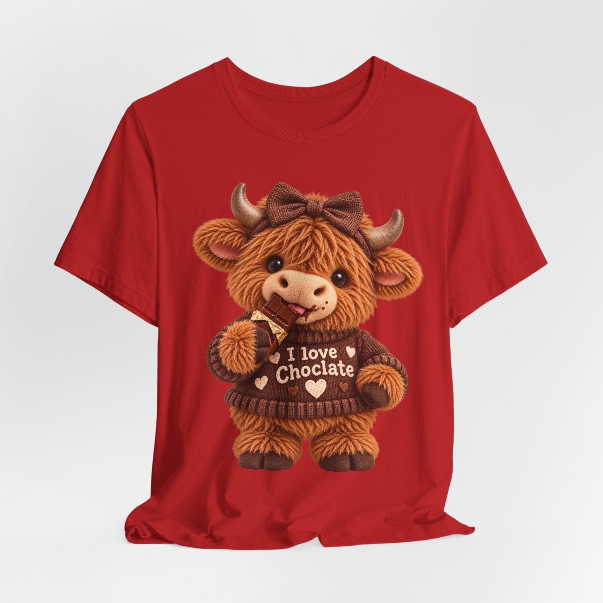 I Love Chocolate Cow Tee