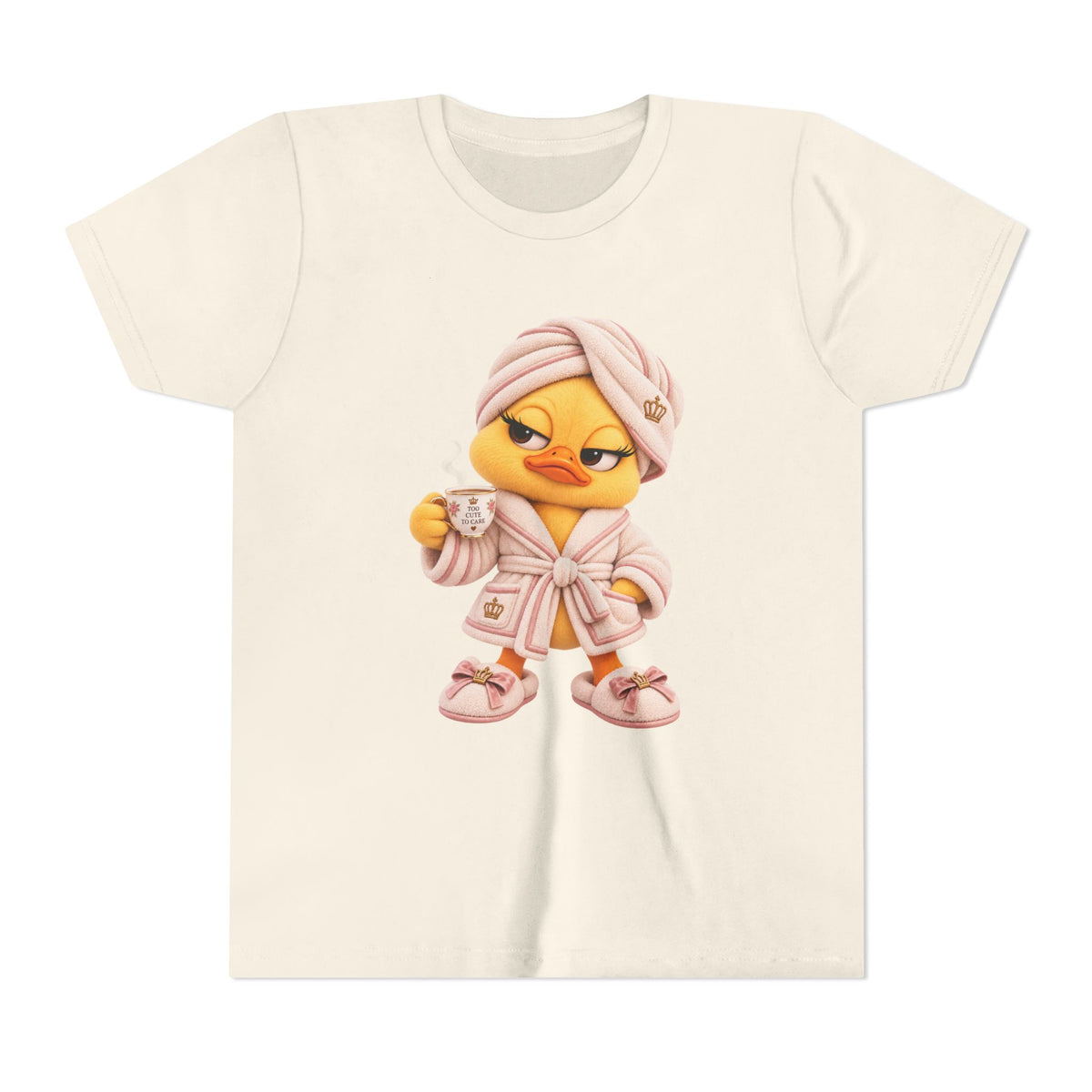 Youth Tee — Plushitude Chick in Spa Robe Graphic