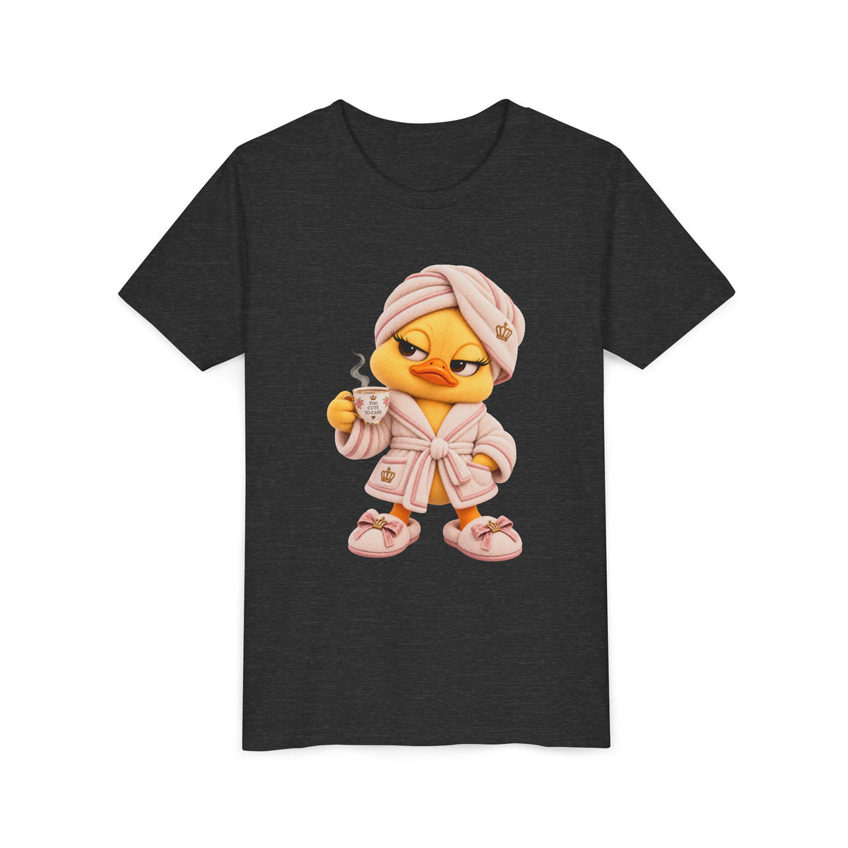 Youth Tee — Plushitude Chick in Spa Robe Graphic