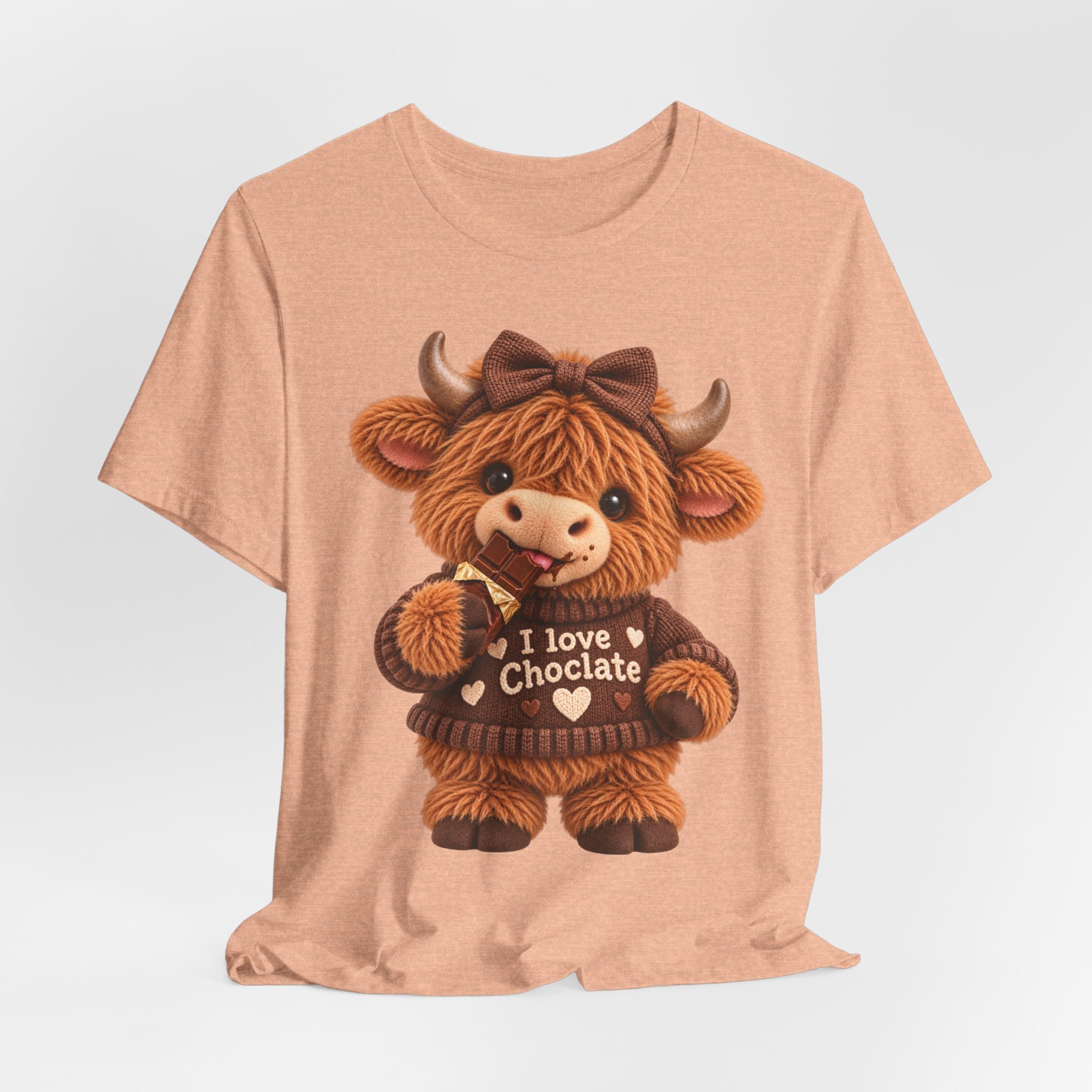 I Love Chocolate Cow Tee