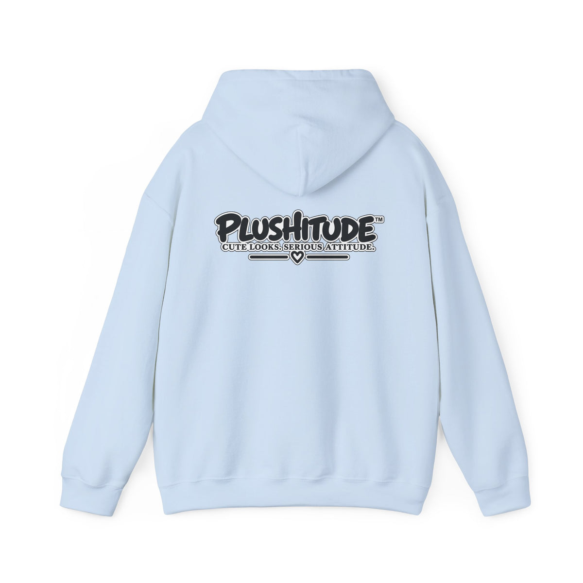 Plushitude Raccoon Hoodie — Cute Grumpy Raccoon Graphic Hooded Sweatshirt