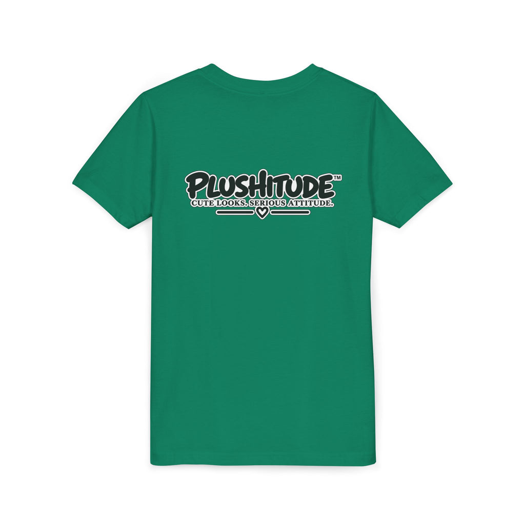 Youth Tee — Plushitude Chick in Spa Robe Graphic