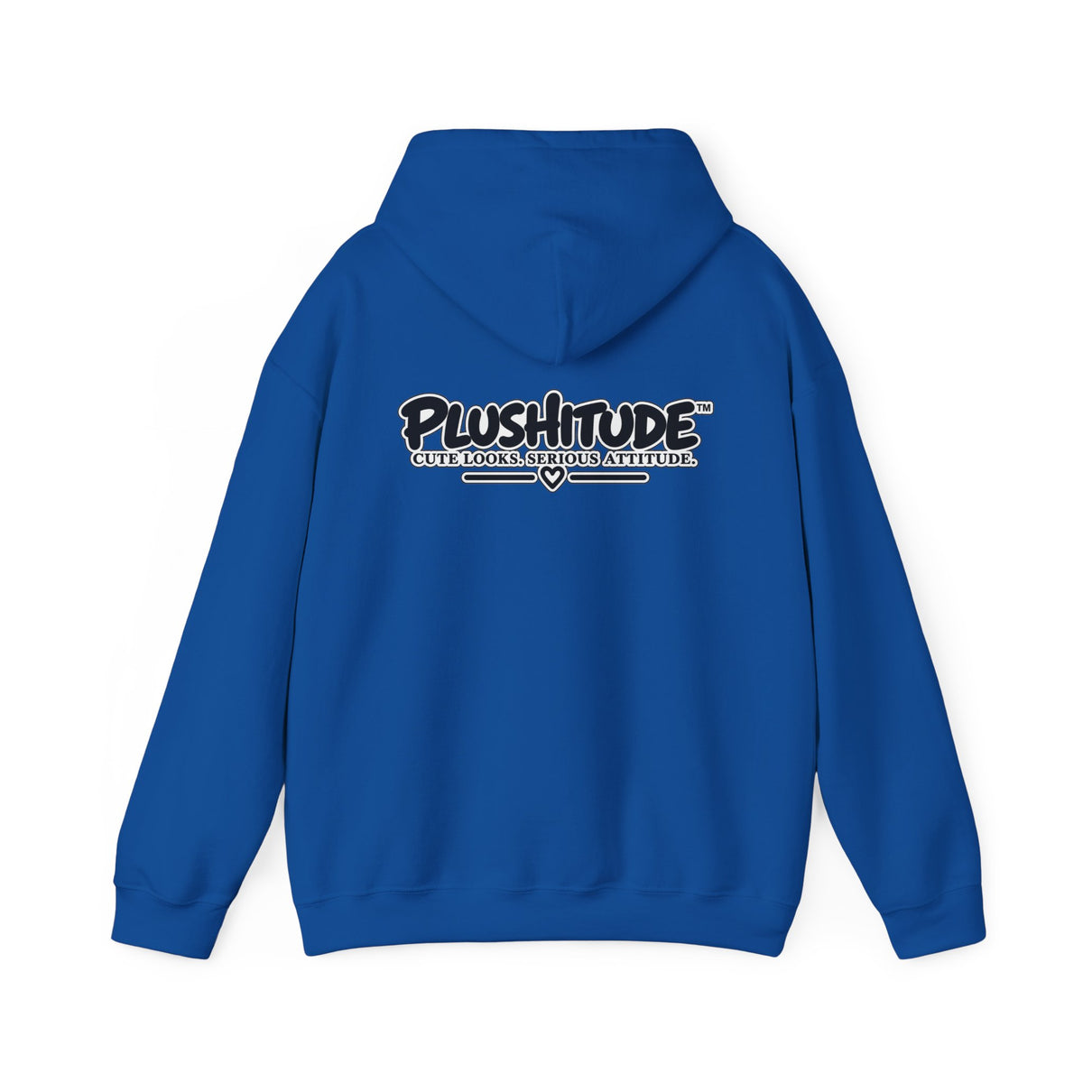 Plushitude Raccoon Hoodie — Cute Grumpy Raccoon Graphic Hooded Sweatshirt