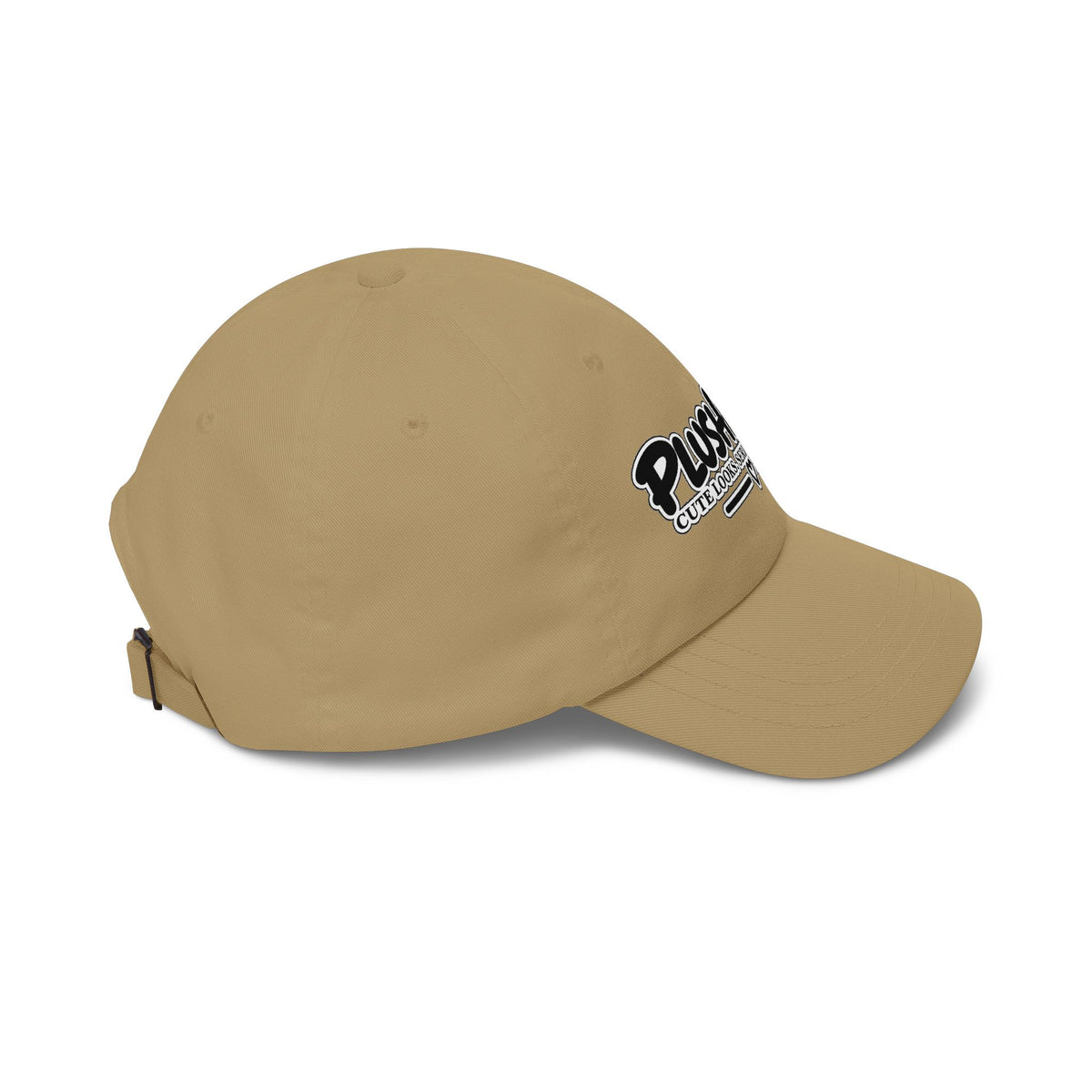 Plushitude Dad Cap — "Cute Looks, Serious Attitude" Embroidered Baseball Hat