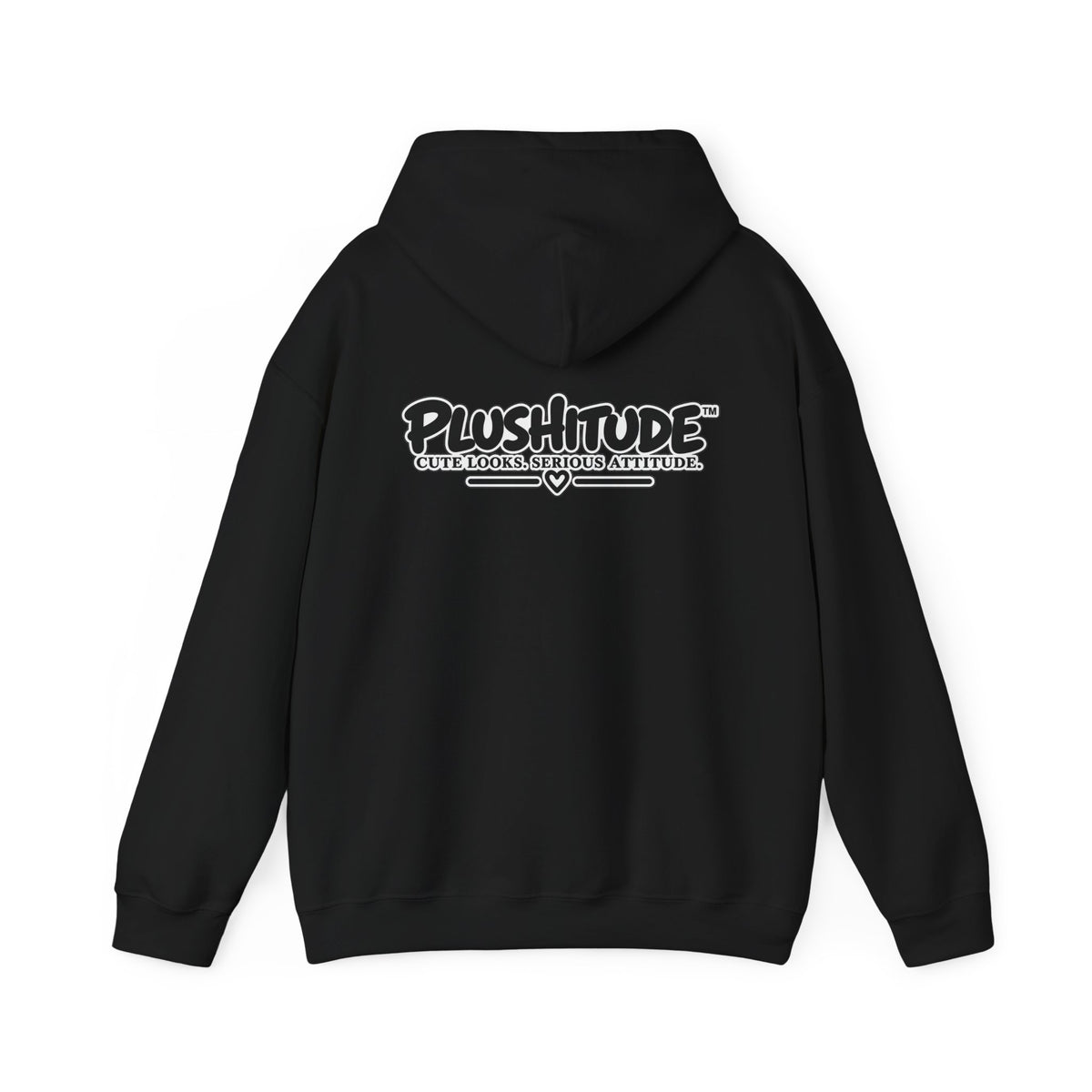 Plushitude Raccoon Hoodie — Cute Grumpy Raccoon Graphic Hooded Sweatshirt