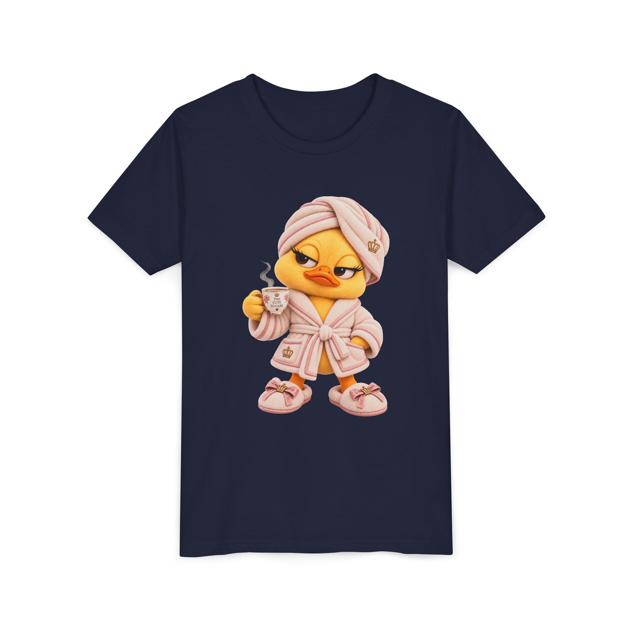 Youth Tee — Plushitude Chick in Spa Robe Graphic