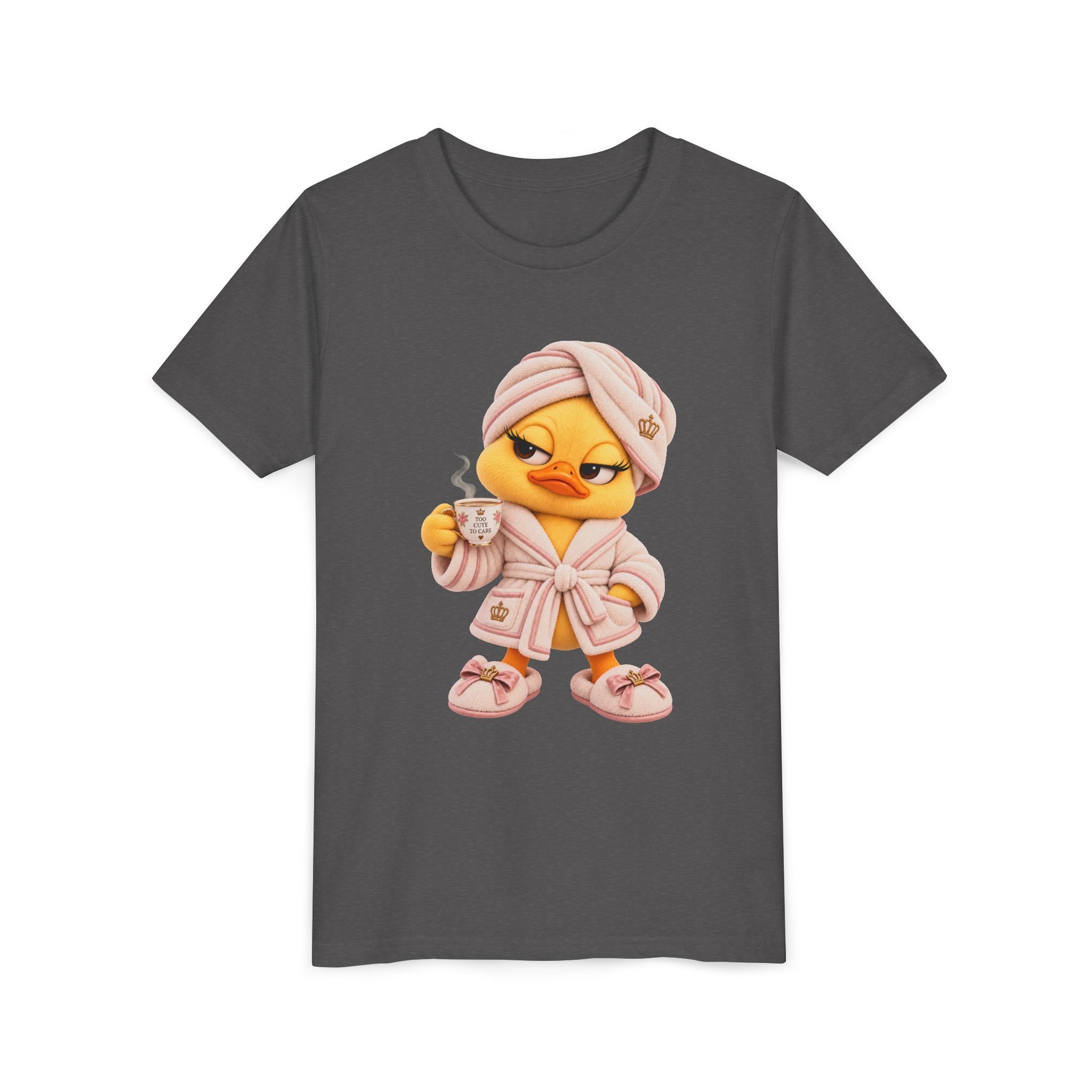 Youth Tee — Plushitude Chick in Spa Robe Graphic