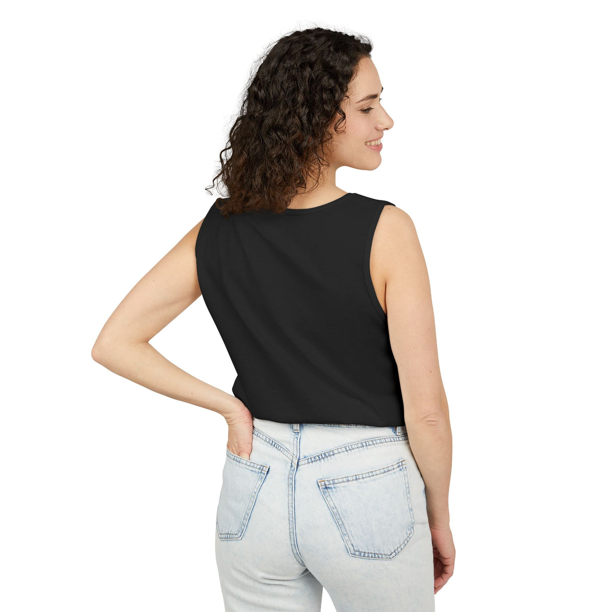 Daisy Graphic Tank Top — Cute 3D Flower Summer Tee