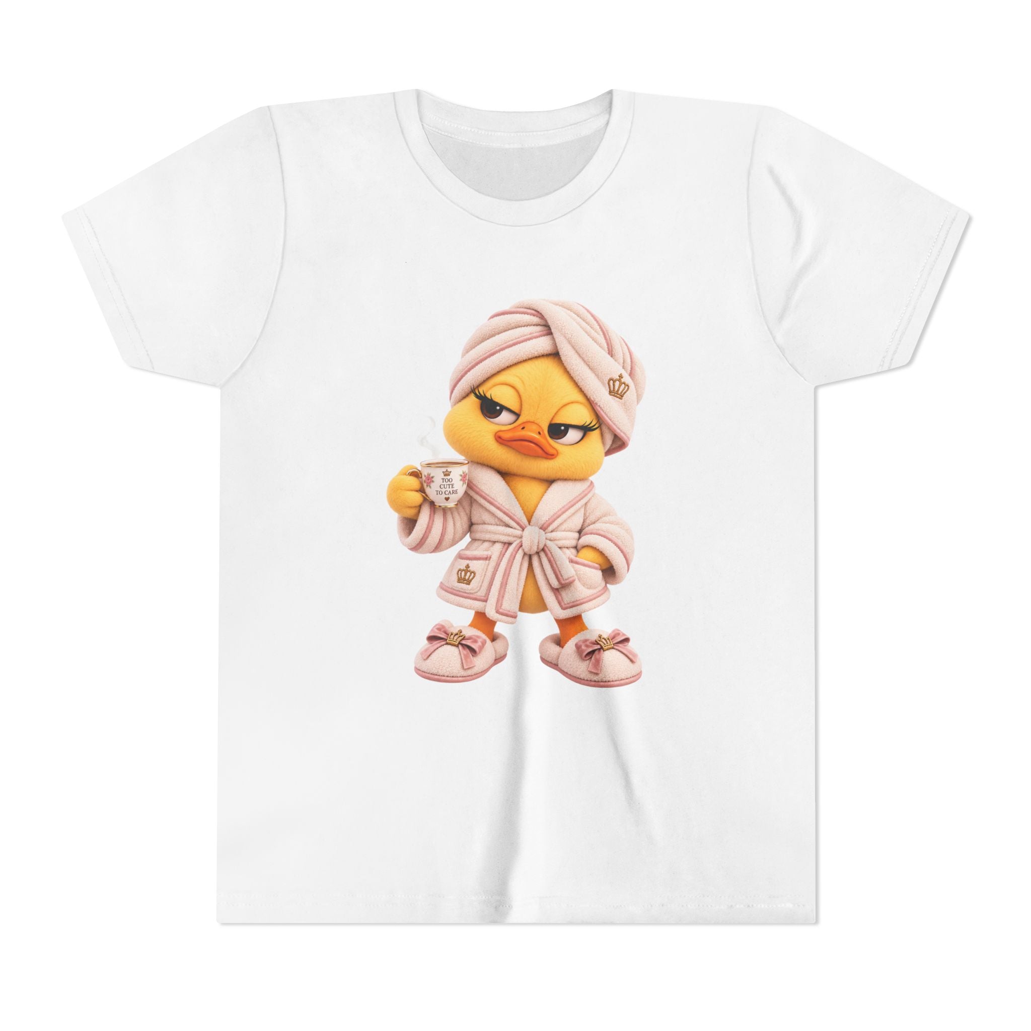 Youth Tee — Plushitude Chick in Spa Robe Graphic