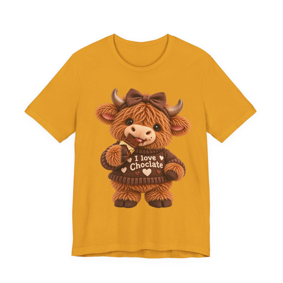 I Love Chocolate Cow Tee