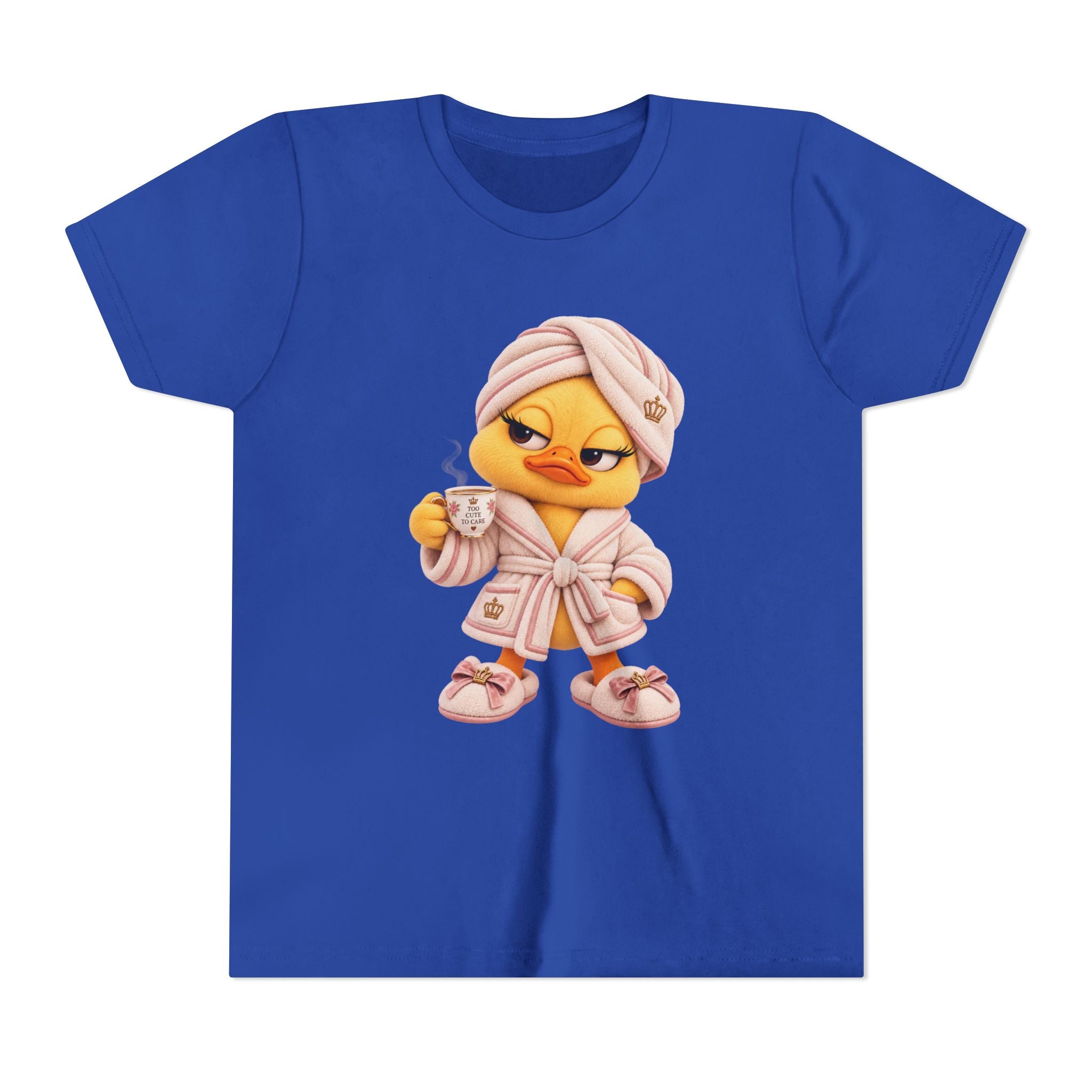 Youth Tee — Plushitude Chick in Spa Robe Graphic