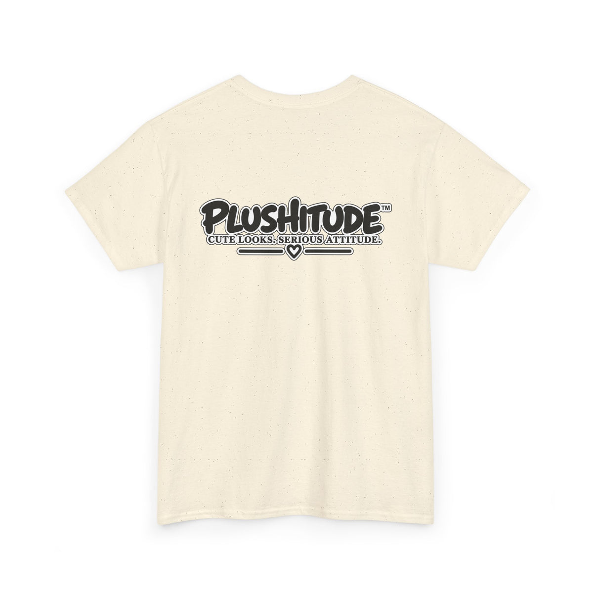 Cute Boss Bunny Graphic Tee — Plushitude Branded Doll Design