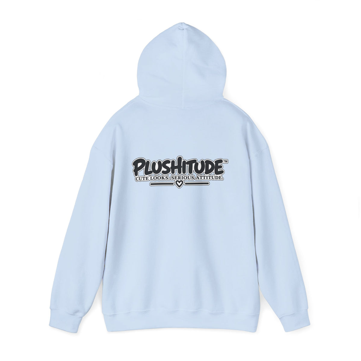 Plushitude Raccoon Hoodie — Cute Grumpy Raccoon Graphic Hooded Sweatshirt