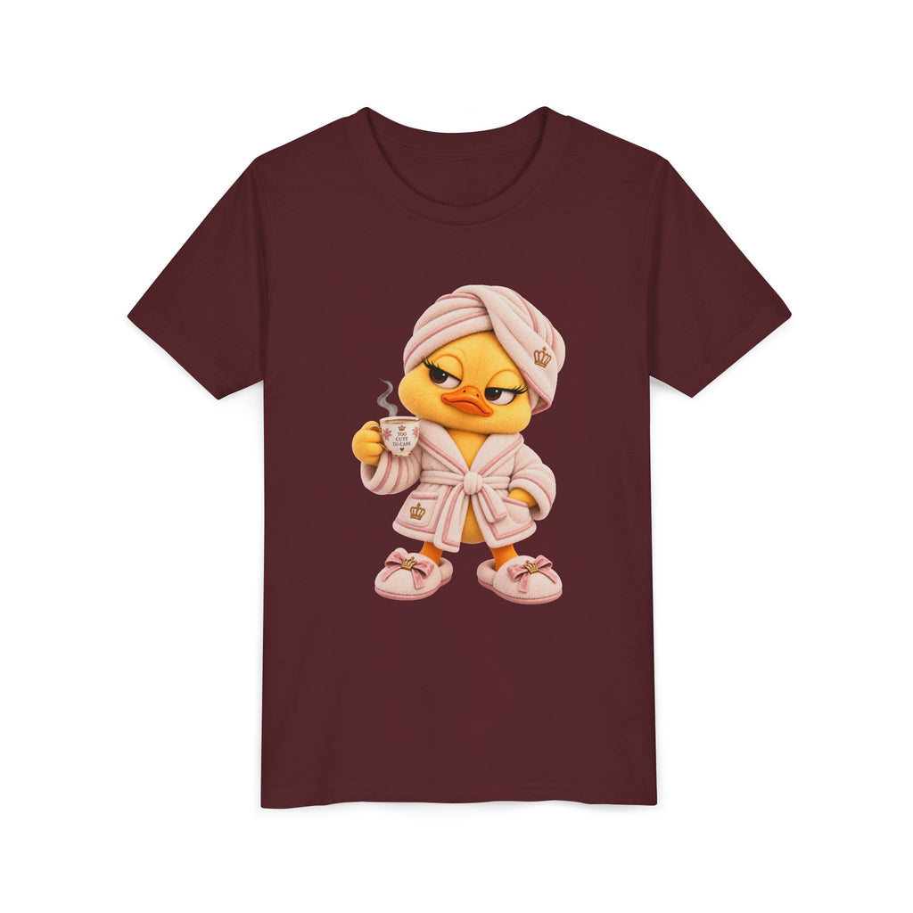 Youth Tee — Plushitude Chick in Spa Robe Graphic