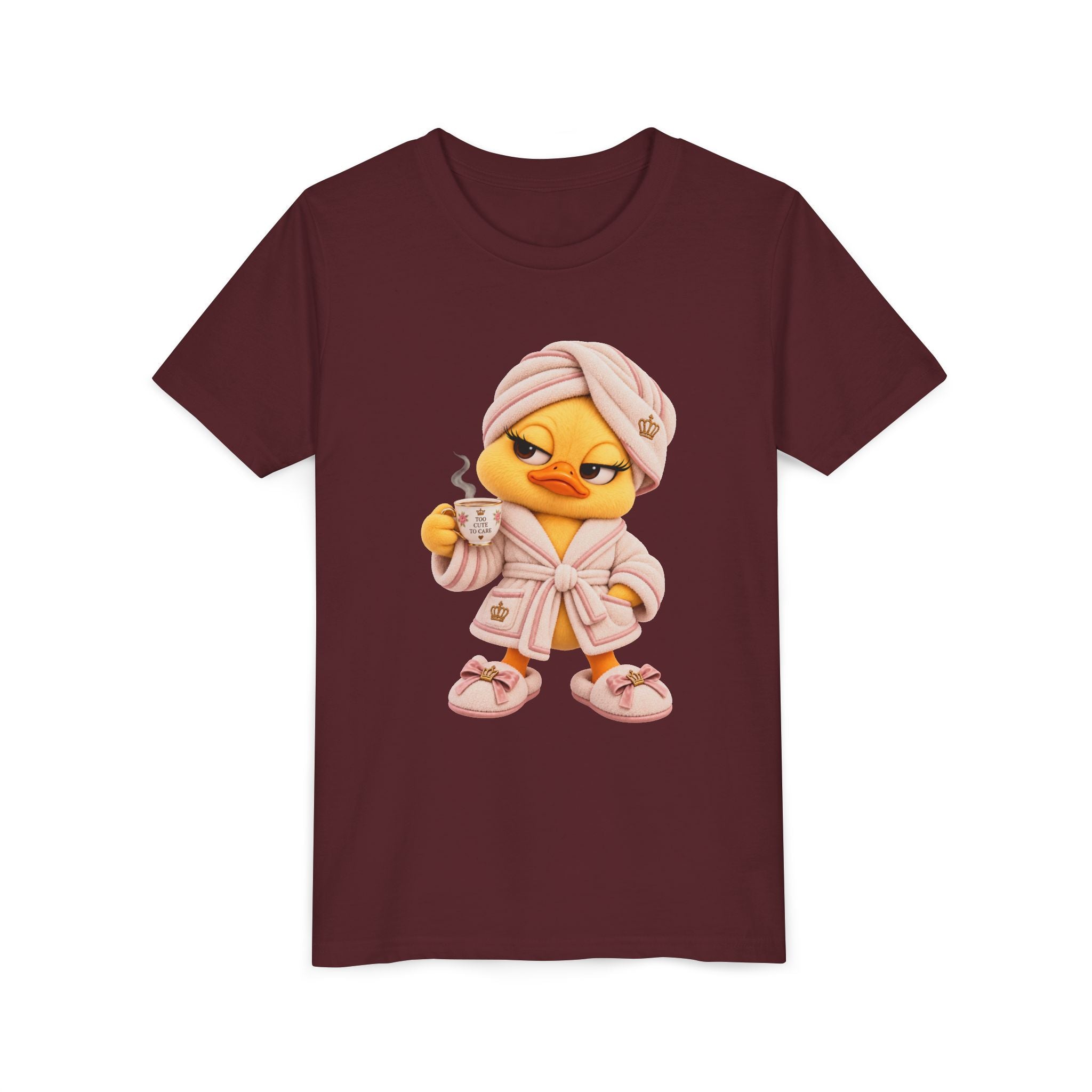 Youth Tee — Plushitude Chick in Spa Robe Graphic