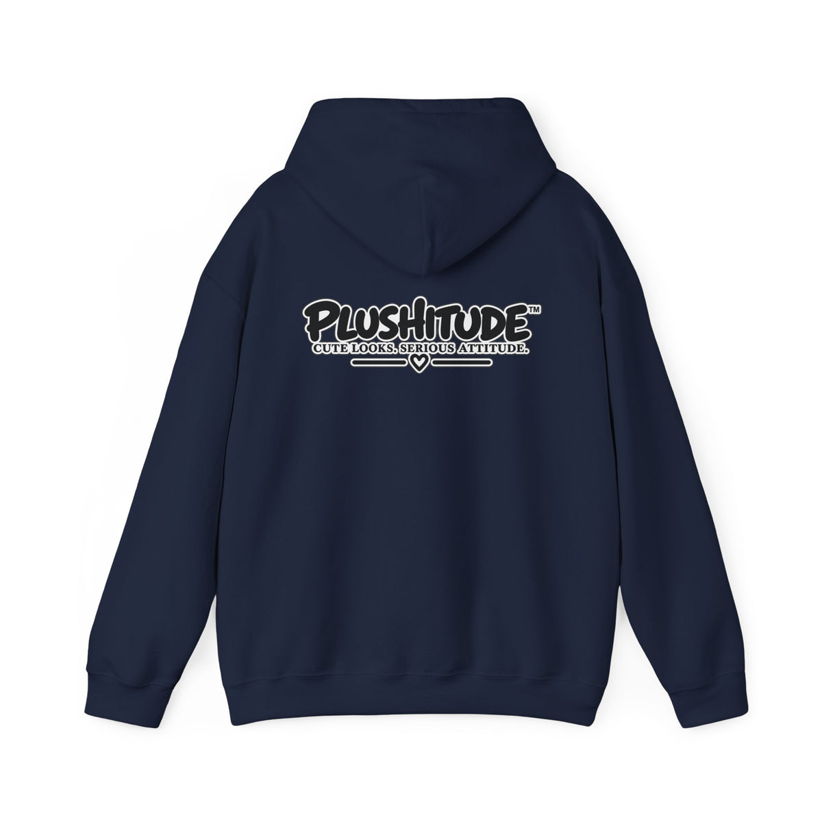 Plushitude Raccoon Hoodie — Cute Grumpy Raccoon Graphic Hooded Sweatshirt