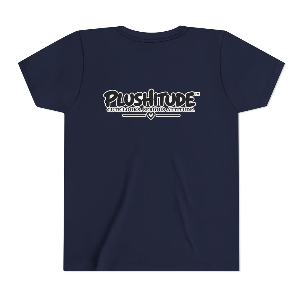 Youth Tee — Plushitude Chick in Spa Robe Graphic