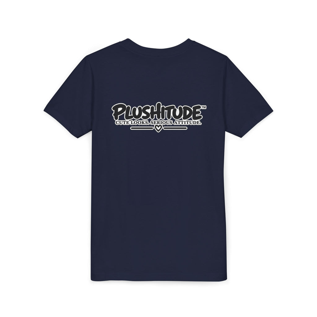 Youth Tee — Plushitude Chick in Spa Robe Graphic