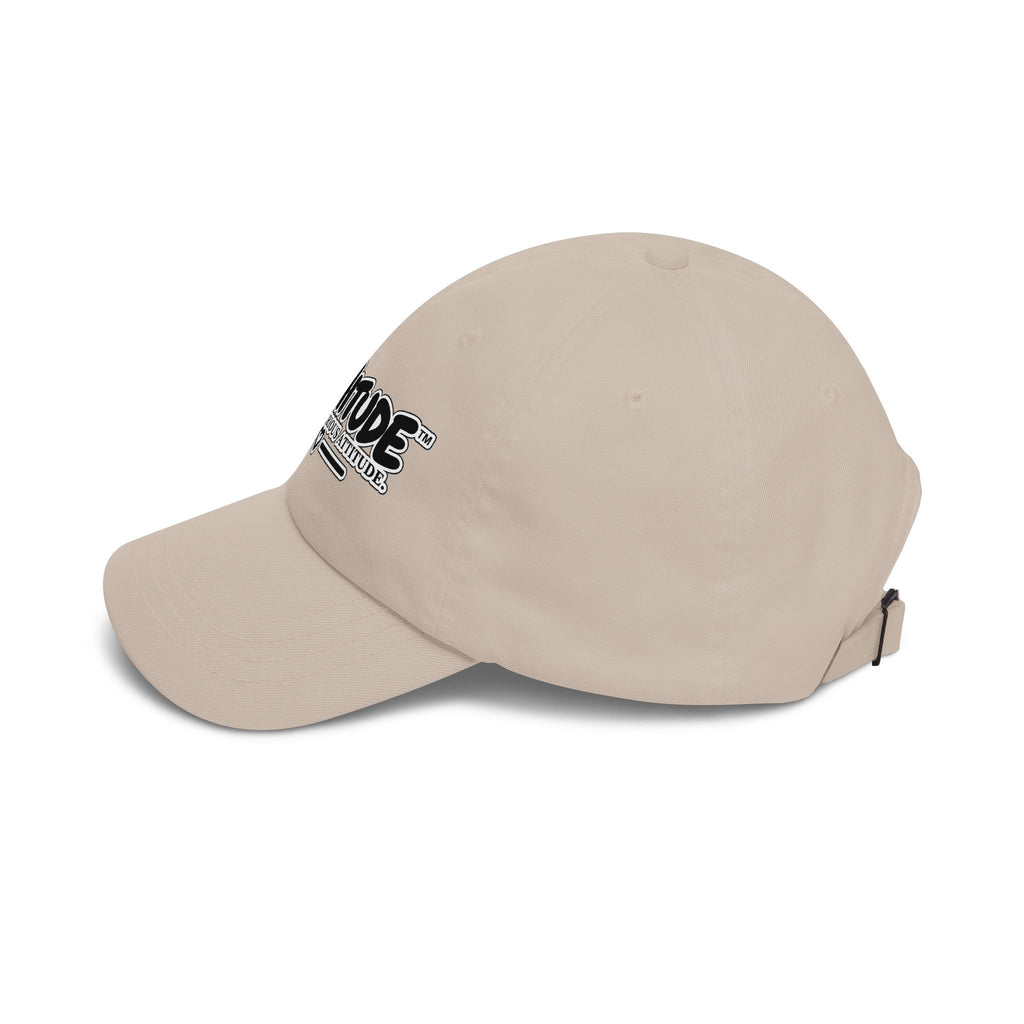 Plushitude Dad Cap — "Cute Looks, Serious Attitude" Embroidered Baseball Hat