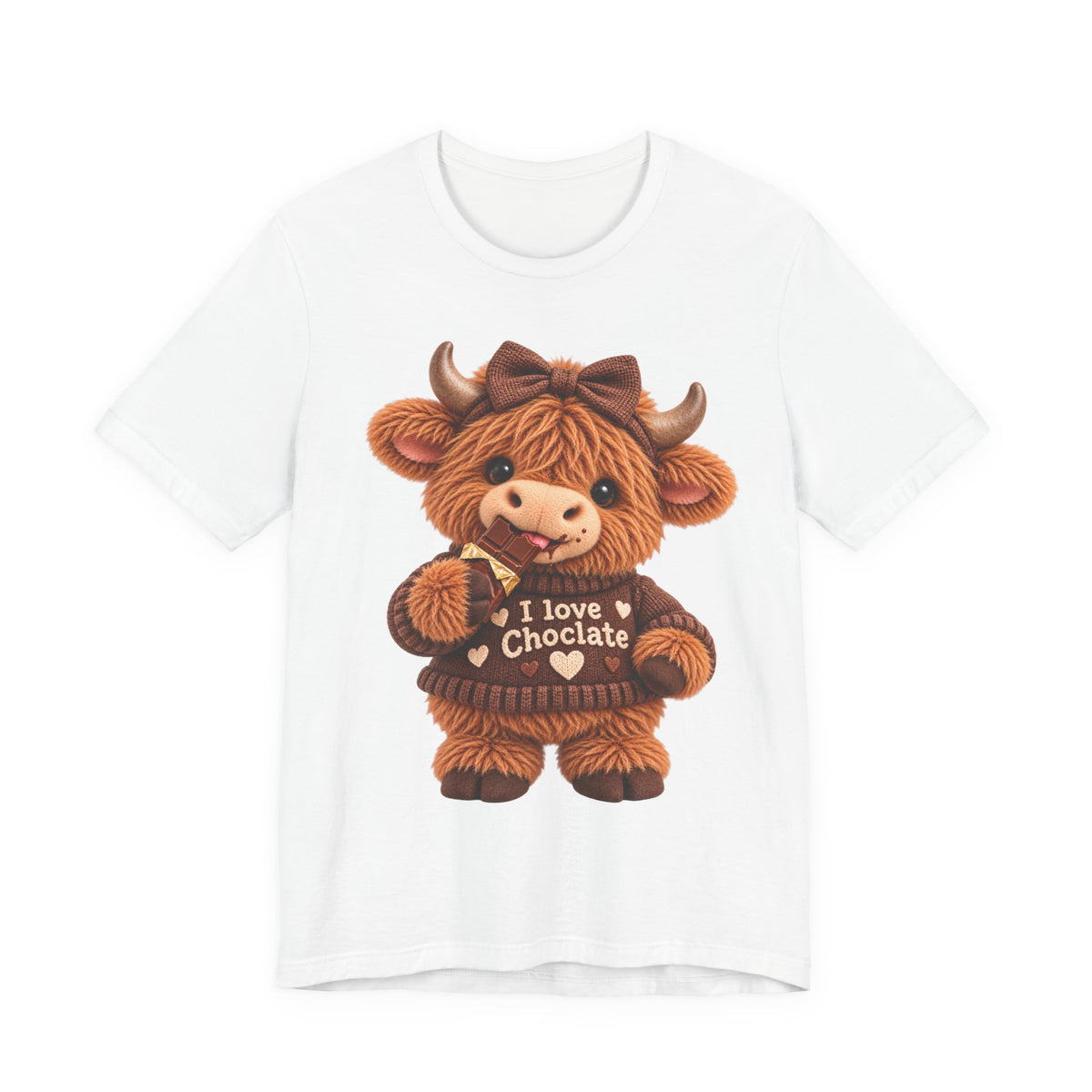 I Love Chocolate Cow Tee