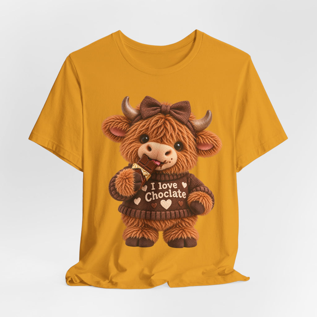 I Love Chocolate Cow Tee