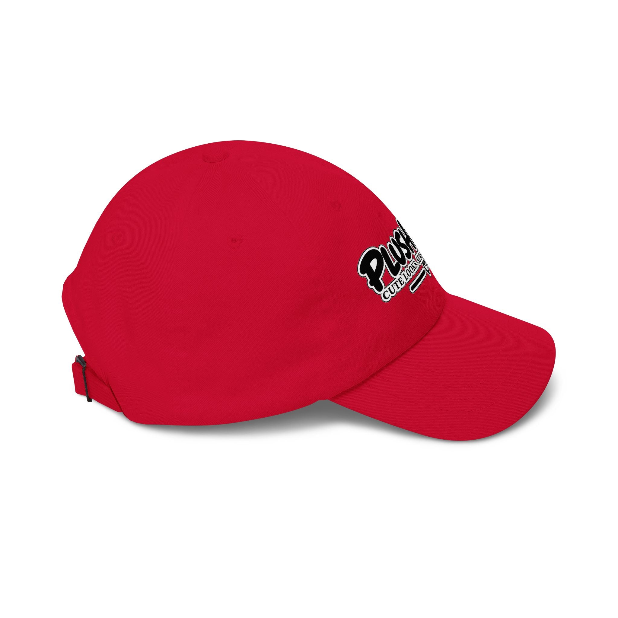 Plushitude Dad Cap — "Cute Looks, Serious Attitude" Embroidered Baseball Hat