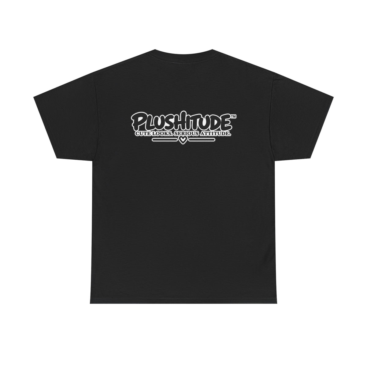 Cute Boss Bunny Graphic Tee — Plushitude Branded Doll Design