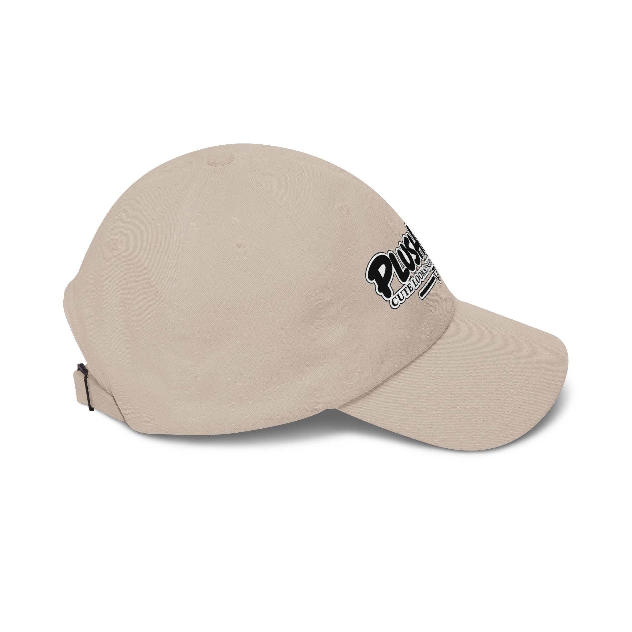 Plushitude Dad Cap — "Cute Looks, Serious Attitude" Embroidered Baseball Hat