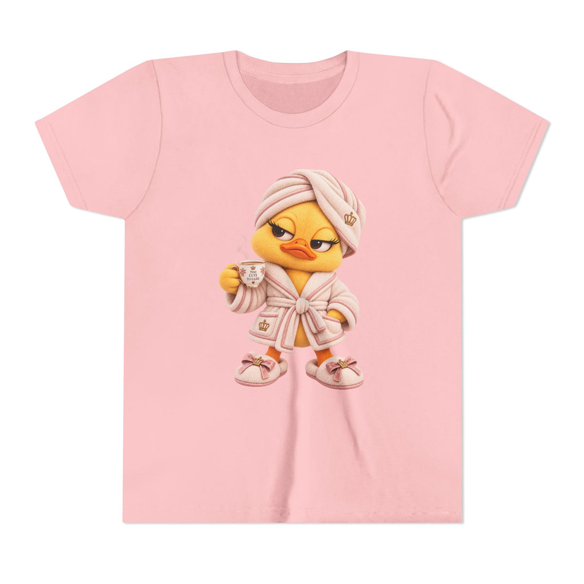 Youth Tee — Plushitude Chick in Spa Robe Graphic
