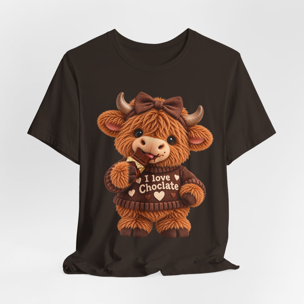 I Love Chocolate Cow Tee