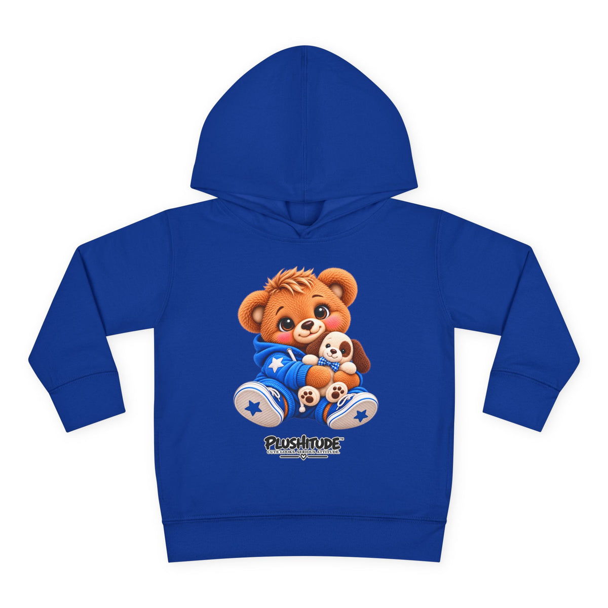 Toddler Bear Hoodie – Cute Plush Bear & Puppy Pullover Fleece for Kids