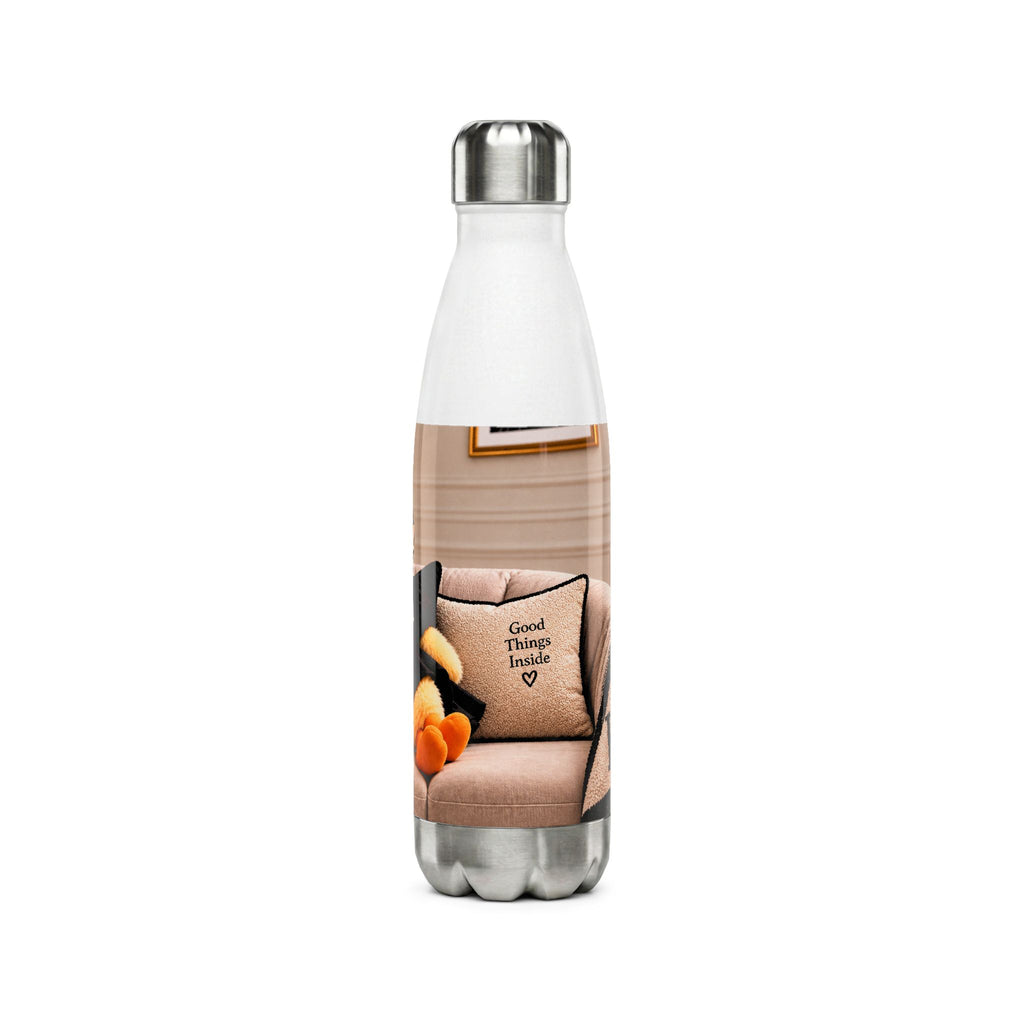 Insulated Stainless Water Bottle — Chic Duck Design (17 oz)