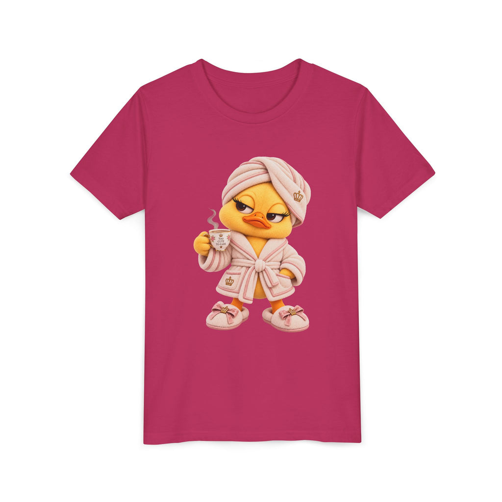 Youth Tee — Plushitude Chick in Spa Robe Graphic