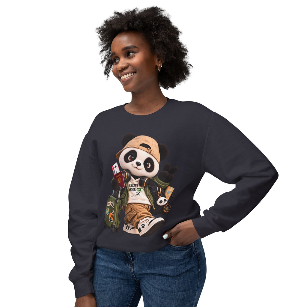 Plushitude Panda Travel Crewneck Sweatshirt