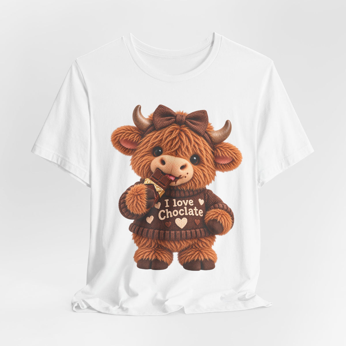 I Love Chocolate Cow Tee
